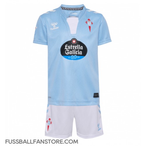 Celta Vigo Replik Heimtrikot Kinder 2024-25 Kurzarm (+ Kurze Hosen)